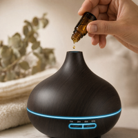 Diffuseur d'Huiles Essentielles Design Bois & Verre — diffuseur-human-oil