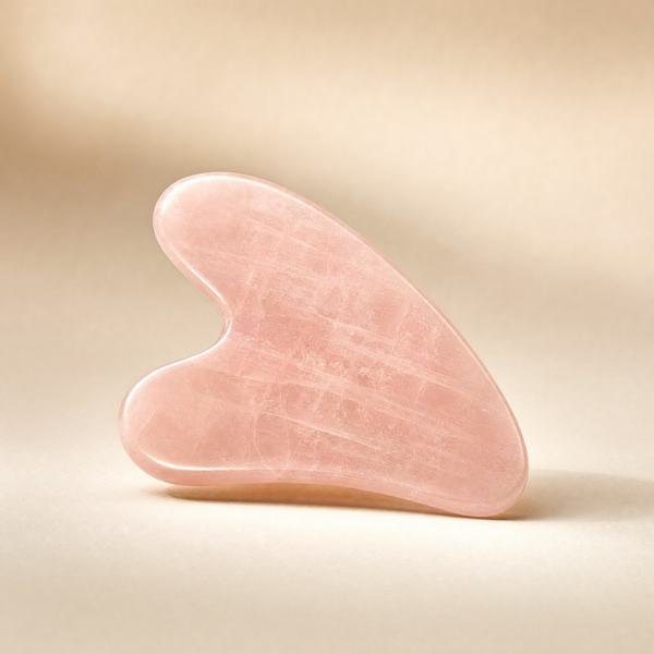 Gua Sha Quartz Rose, Rituel Éclat & Sérénité