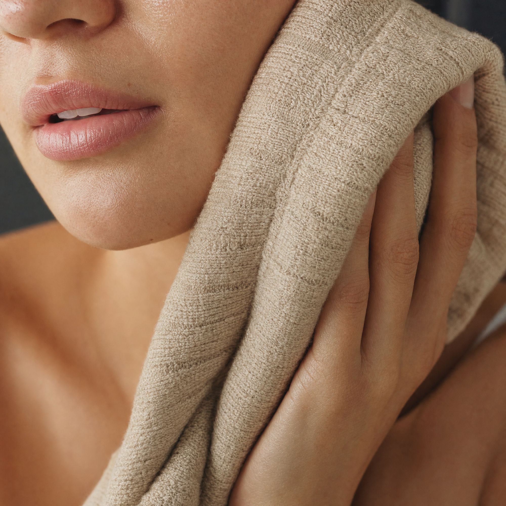 Serviette Visage Bambou & Coton Bio, Douceur Quotidienne — serviette-face
