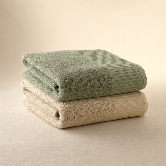 Serviette Visage Bambou & Coton Bio, Douceur Quotidienne — serviette-packshot
